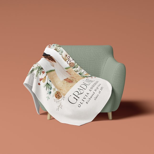 Graduate arch 1 Foto natürliche botanische Moderne Fleecedecke (Von Creator hochgeladen)