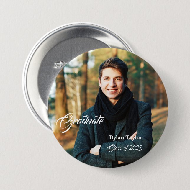Graduate Button Button (Vorne & Hinten)