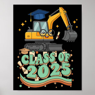 Graduate Cl von 2025 Kinder Männer Poster