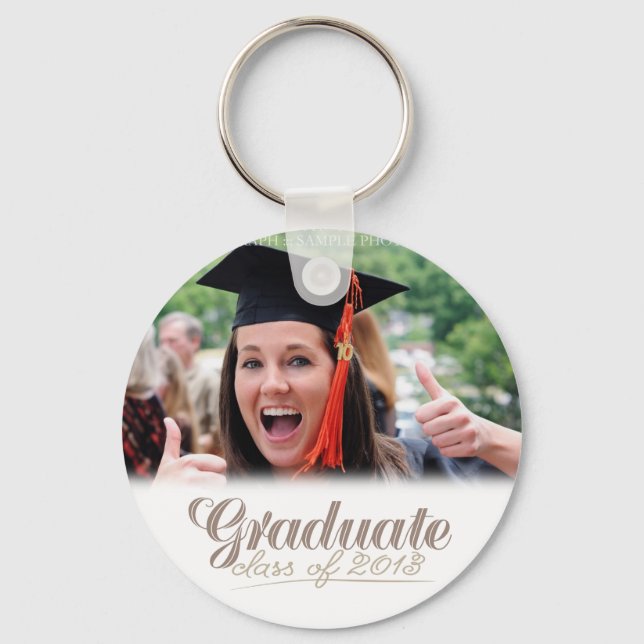 Graduate Class of 2013 Gift Keepake Key Chain Schlüsselanhänger (Vorderseite)