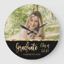 Graduate Class of 2021 für Schwarz- und Gold-Scrip