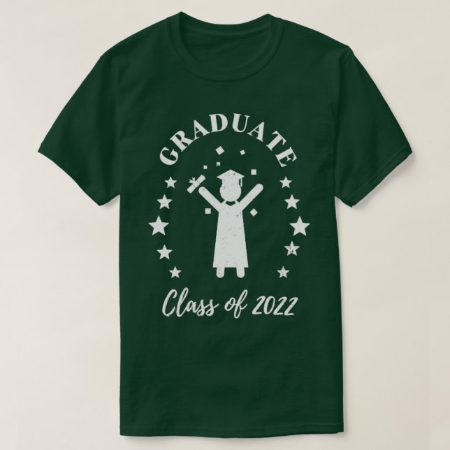 Graduate Class of 2022 Abschluss Fun T-Shirt (Design vorne)