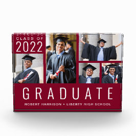 Graduate Class of 2022 Burgund Fotoblock