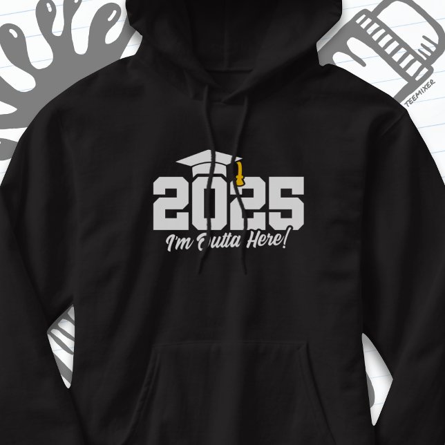 Graduate Class of 2025 Abschluss Senior 2025 Hoodie (Von Creator hochgeladen)