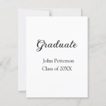 Graduate Class of 20XX simple minimale Abschluss m
