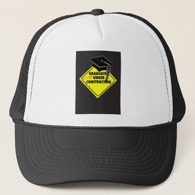 Graduate Construction Hat Truckerkappe (Vorderseite)