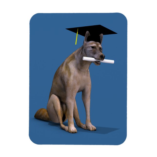 Graduate Coyote Magnet (Vertikal)