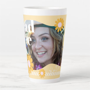 Graduate Daisy Foto Beige Milchtasse