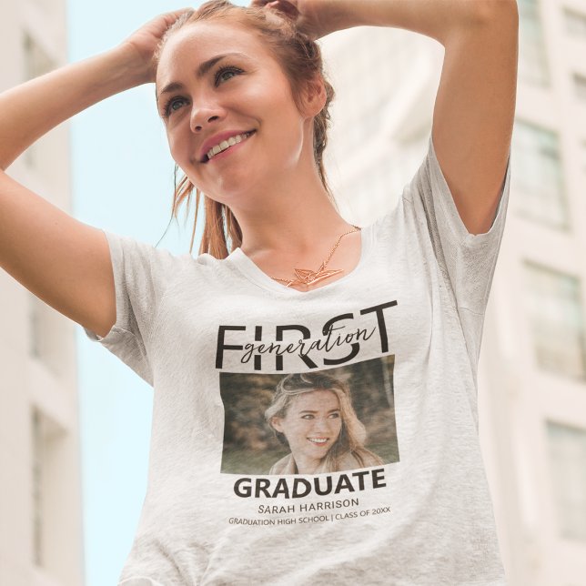 Graduate der ersten Generation | FOTO T-Shirt (Von Creator hochgeladen)