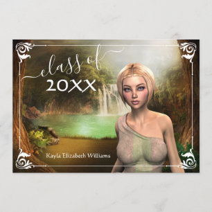 Graduate Fantasy-Threading Graduation Party Einladung