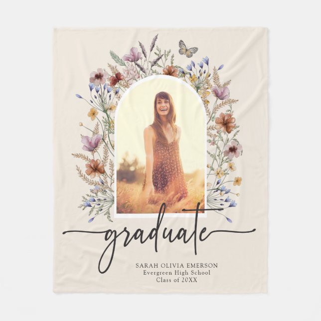 Graduate Fleece Blanket (Vorderseite)