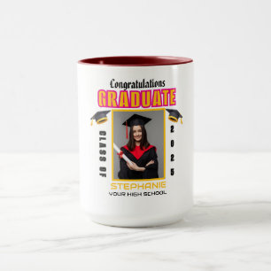 Graduate Foto Abschluss Herzlichen Glückwunsch Tasse