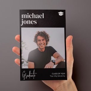 Graduate Foto Klassischer Abschluss Ankündigung