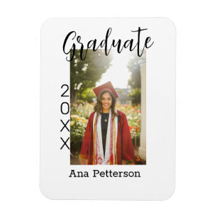 Graduate Foto Moderne Klassik hinzufügen Jahrname  Magnet