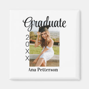 Graduate Foto Moderne Klassik hinzufügen Jahrname Magnet