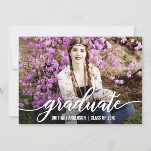 Graduate Foto Modernes Skript Ankündigung