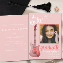 Graduate Foto Pink Country Music Graduation Party