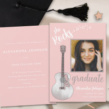 Graduate Foto Pink Country Music Graduation Party