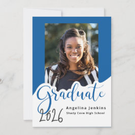 Graduate Foto Royal Blue 2022 Ankündigung