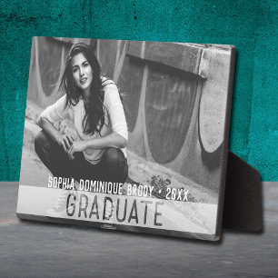 Graduate Frameless Foto Easel Back Plaque Fotoplatte