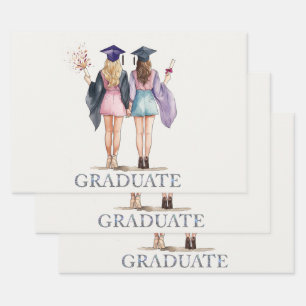 Graduate Friends Geschenkpapier Set