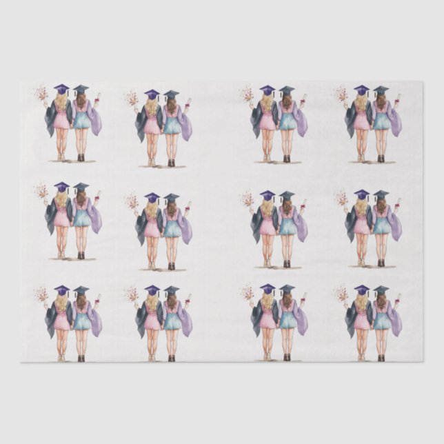 Graduate Friends Seidenpapier (Vorderseite)