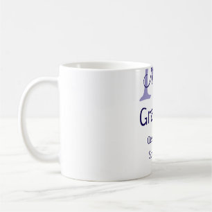 Graduate fügen Name Monogramm lila einfache minima Kaffeetasse