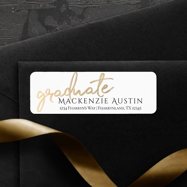 Graduate Gold Script | Eleganter handgeschriebener (Von Creator hochgeladen)