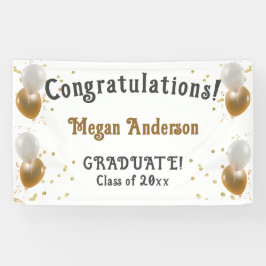 Graduate Gratulationen Banner mit Namen