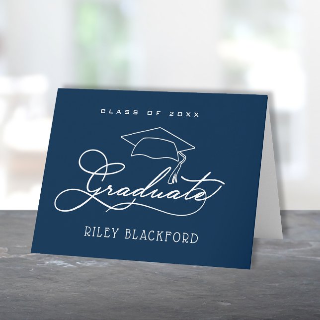 Graduate Hat Navy Blue (Von Creator hochgeladen)