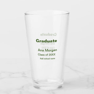 Graduate hinzufügen Namen Schule Namen Klasse von Glas