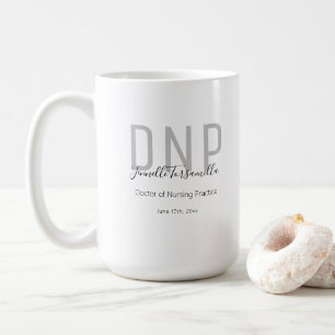 Graduate Keepake Black Gray Name DNP Kaffeetasse