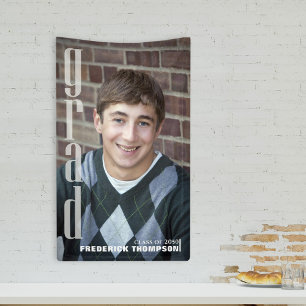 Graduate Modern Elegante Fotovorlage Banner