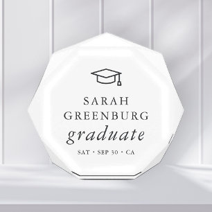 Graduate Modern Minimalistisch Simple Chic Abschlu Fotoblock