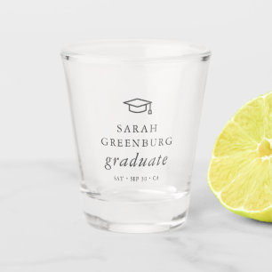 Graduate Modern Minimalistisch Simple Chic Abschlu Schnapsglas