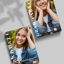 Graduate Modern Minimalistische, einfache Fotovorl Ankündigung