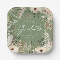 Graduate moderne Pampas Rasen grün elegant