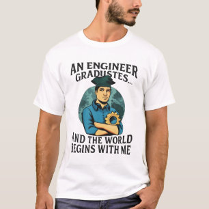 Graduate of Proud Engineering - Future Builder T-Shirt