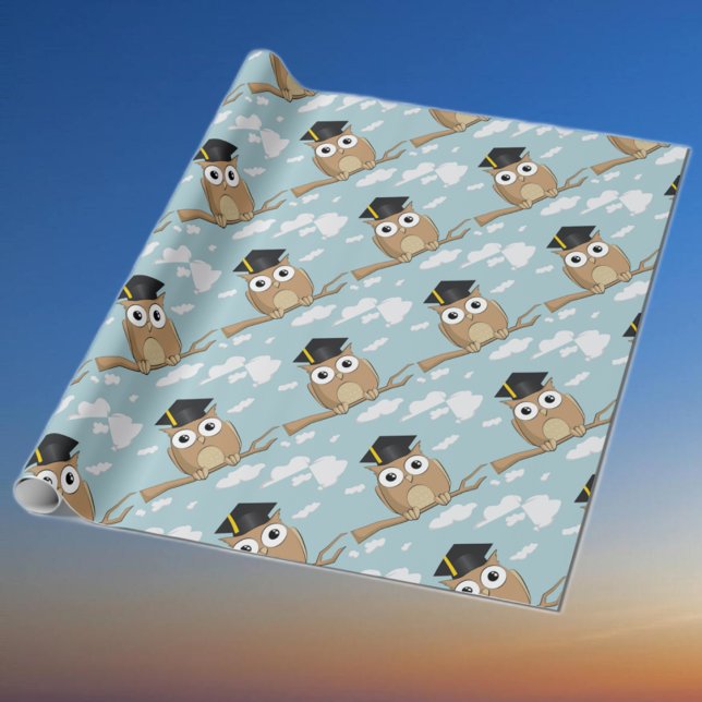Graduate Owl Geschenkpapier (Von Creator hochgeladen)
