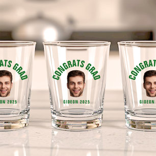 Graduate Party CUSTOM TEXT Foto Abschluss Schnapsglas