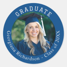 Graduate Photo Name Graduation Party Keepsake