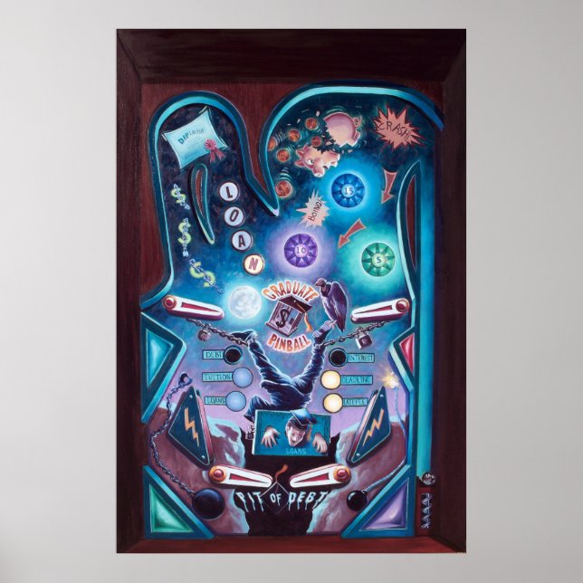 Graduate Pinball Poster (Vorne)