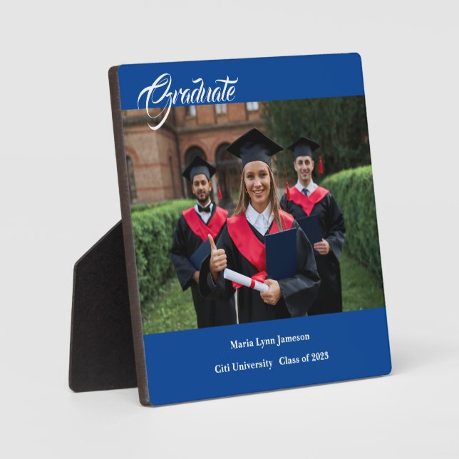Graduate Plaque Fotoplatte (Vorderseite)