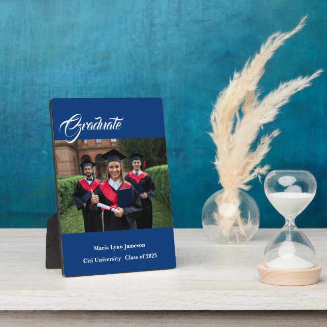 Graduate Plaque Fotoplatte (Seite)