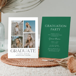 Graduate Prestige Abschluss Foto Einladung