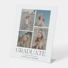 Graduate Prestige Abschluss Foto Einladung Sockelschild