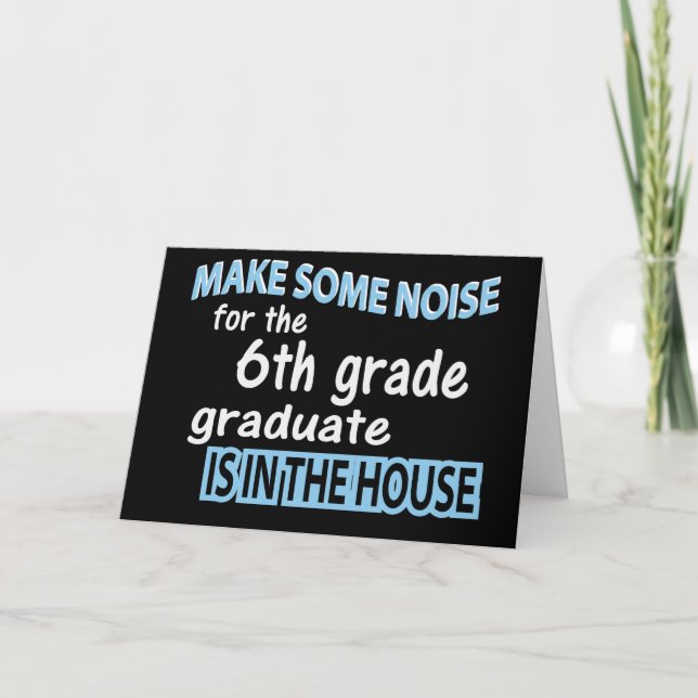 Graduate School Graduate Gratulation Karte (Vorderseite)