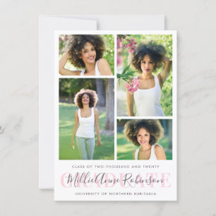 Graduate Script 4 Fotos Abschluss Ankündigung