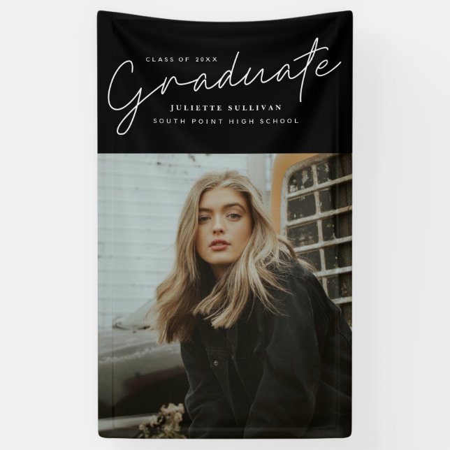 Graduate Scripte Graduate Party Foto Banner (Vertikal)