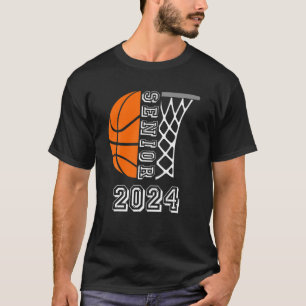 Graduate Senior Class 2024 Abschluss Basketball P T-Shirt